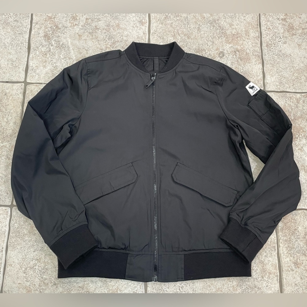Abercrombie & Fitch Kids youth Black Bomber Jacket size 15/16